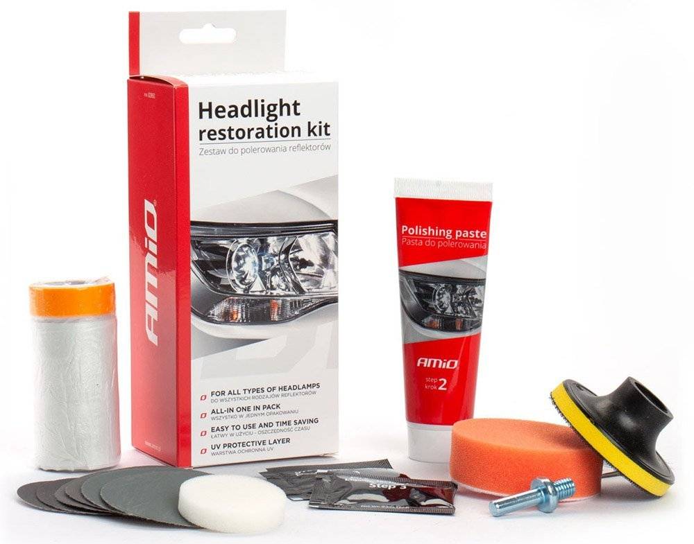 ΚΙΤ ΞΕΘΑΜΠΩΜΑΤΟΣ / ΓΥΑΛΙΣΜΑΤΟΣ AMIO ΦΑΝΑΡΙΩΝ RESTORATION KIT (02892)