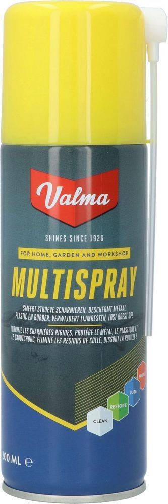 ΑΝΤΙΣΚΩΡΙΑΚΟ-ΛΙΠΑΝΤΙΚΟ VALMA VT1200 MULTISPRAY 200ML OEM