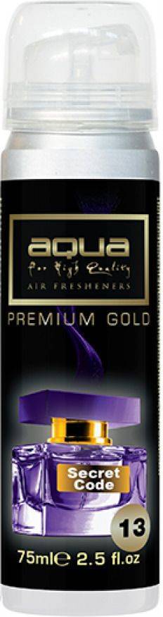 ΑΡΩΜΑΤΙΚΟ SPRAY AQUA PREMIUM GOLD 13 SECRET CODE 75 ML AQUA PERFUMES