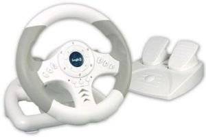 WII - LOGIC3 TOPDRIVE BLUETHOOTH WHEEL & FOOT PEDALS