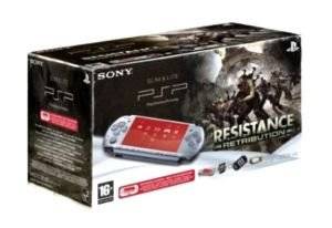 PSP - VER.3000 CONSOLE + RESISTANCE RETRIBUTION +SKIN/POCH