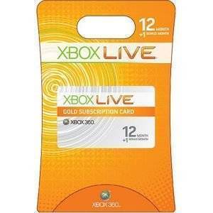 XBOX360 - LIVE 12 MONTH GOLD CARD