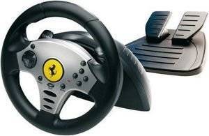 PC - PS2 - PS3 - WII - GAMECUBE - THRUSTMASTER UNIVERSAL CHALLENGE 5  1 RACING WHEEL