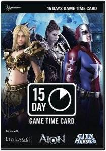 NCSOFT (AION) PREPAID GAME CARD : 15DAYS