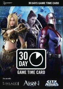 NCSOFT (AION) PREPAID GAME CARD : 30DAYS