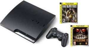 PS3 - SONY SLIM 250GB + KILLZONE 2 PL + INFAMOYS PL