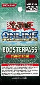 YU GI OH ONLINE BOOSTER PASS STARDUST RISING