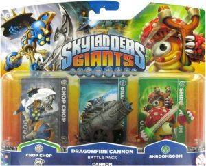 SKYLANDERS GIANTS BATTLE PACK (CHOP CHOP-SHROOMBOOM-CANNON)