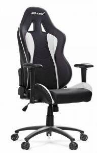 AKRACING NITRO GAMING CHAIR BLACK/WHITE - AK-NITRO-WT