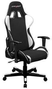 DXRACER FORMULA GAMING CHAIR BLACK / WHITE - OH/FE11/NW