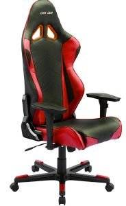 DXRACER RACING GAMING CHAIR BLACK / RED OH/RF0/NR