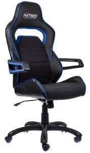 NITRO CONCEPTS E220 EVO GAMING CHAIR BLACK/BLUE - NC-E220E-BB-UK