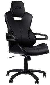 NITRO CONCEPTS E200 RACE GAMING CHAIR BLACK - NC-E200R-B-UK