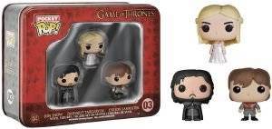 POCKET POP! GAME OF THRONES 3-PACK FIGURES - JON SNOW, DAENERYS TARGARYEN & TYRION LANNISTER (03)