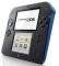 NINTENDO 2DS BLACK AND BLUE