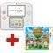 NINTENDO 2DS CONSOLE WHITE AND RED + ANIMAL CROSSING