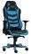 DXRACER IRON IS166 GAMING CHAIR BLACK/BLUE - OH/IS166/NB