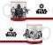 STAR WARS - SET 2 MINI-MUGS 110ML - EMPIRE VS REBEL