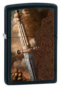 H  ZIPPO SWORD OF WAR 