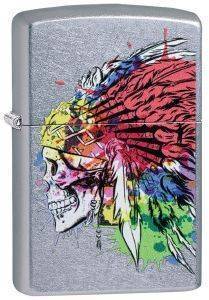   ZIPPO 49111 SULL HEADDRESS STREET CHROME 