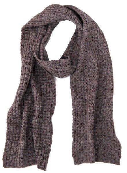 ΚΑΣΚΟΛ WAFFLE ΠΛΕΞΗ AMERICAN VINTAGE ΓΛΥΚΟ ΓΚΡΙ