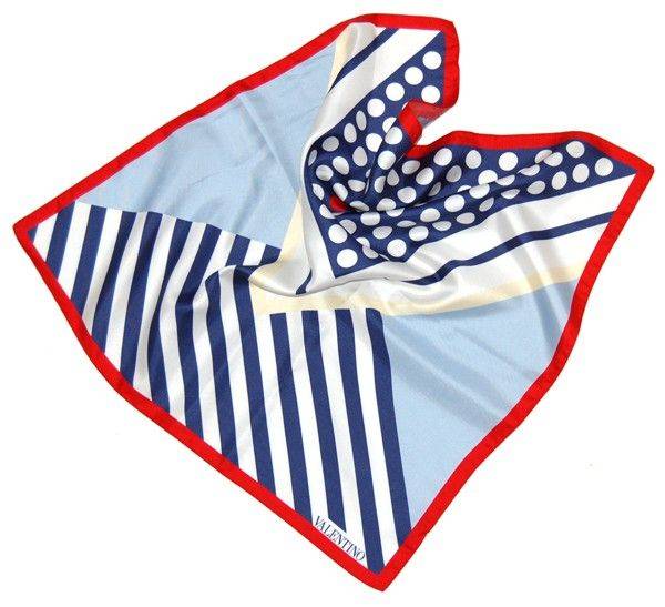 VALENTINO ΜΑΝΤΗΛΙ ΡΙΓΕ ΠΟΥΑ VALENTINO ΚΟΚΚΙΝΟ ΜΠΛΕ