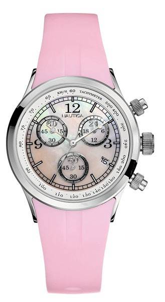 ΓΥΝΑΙΚΕΙΟ ΡΟΛΟΙ NAUTICA PINK CHRONOGRAPH NAUTICA
