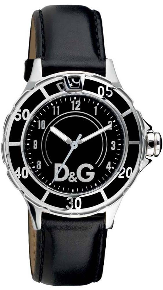 DOLCE - GABBANA ΑΝΔΡΙΚΟ ΡΟΛΟΙ DOLCE - GABBANA ANCHOR NEW GENTS BLACK LEATHER STRAPQQQ