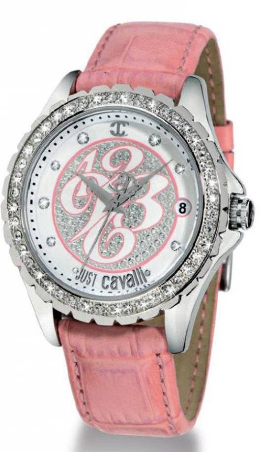 JUST CAVALLI ΓΥΝΑΙΚΕΙΟ ΡΟΛΟΙ JUST CAVALLI EASY CRYSTAL LADIES