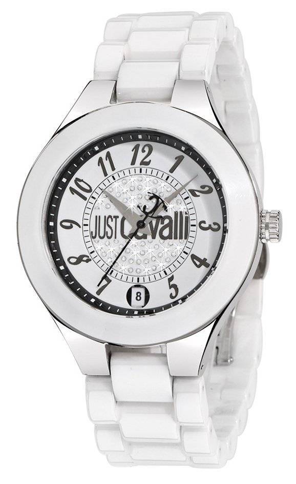 JUST CAVALLI ΓΥΝΑΙΚΕΙΟ ΡΟΛΟΙ JUST CAVALLI CERAMIC LADIES BRACELET