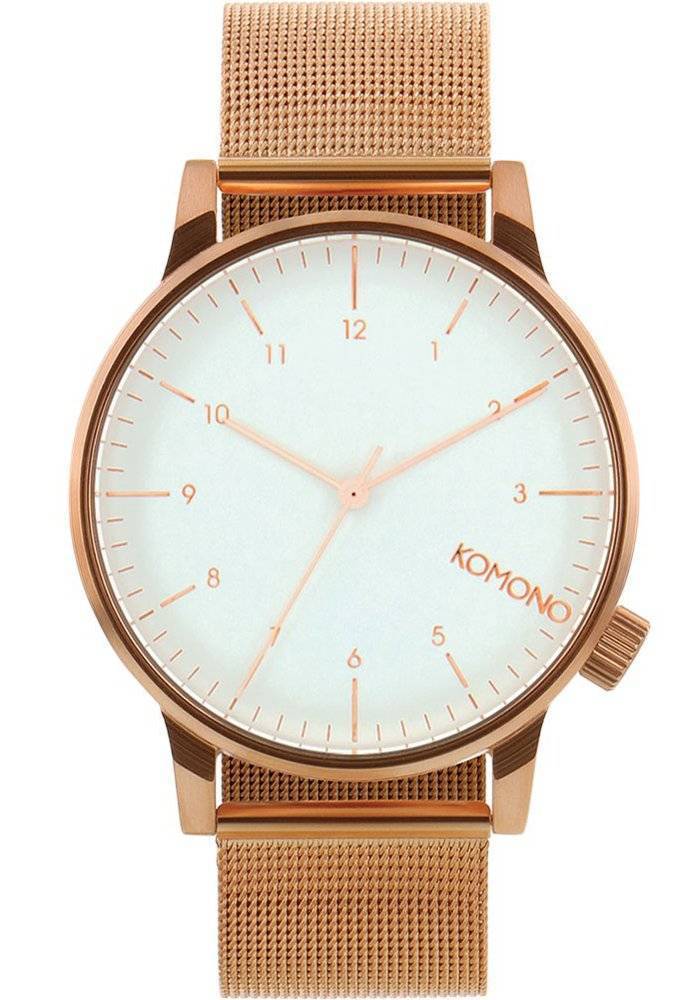 ΑΝΔΡΙΚΟ ΡΟΛΟΙ KOMONO WINSTON ROYALE ΡΟΖ ΧΡΥΣΟ/ΛΕΥΚΟ W2356