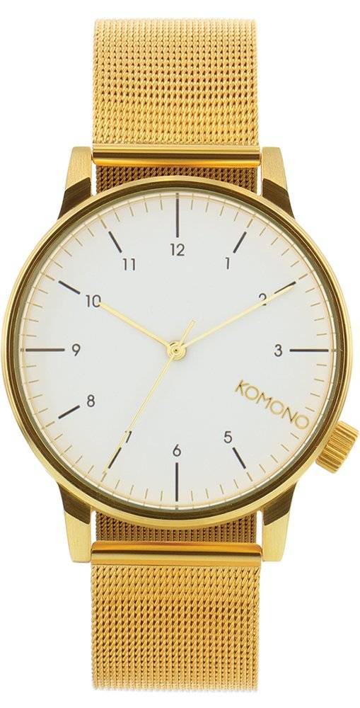 KOMONO ΑΝΔΡΙΚΟ ΡΟΛΟΙ KOMONO WINSTON ROYALE ΧΡΥΣΟ/ΛΕΥΚΟ W2358