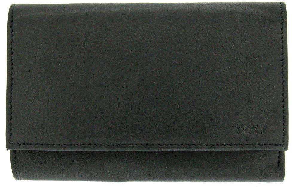ΔΕΡΜΑΤΙΝΟ ΠΟΡΤΟΦΟΛΙ COZY 774 ΜΑΥΡΟ COZY