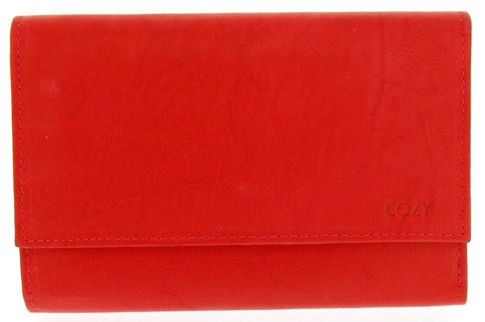 ΔΕΡΜΑΤΙΝΟ ΠΟΡΤΟΦΟΛΙ COZY 774 ΚΟΚΚΙΝΟ COZY