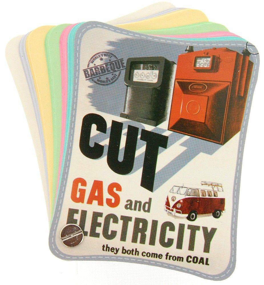 ΣΗΜΕΙΩΜΑΤΑΡΙΟ MINI "CUT GAS AND ELECTRICITY" ΔΩΡΟΣΗΜΟ