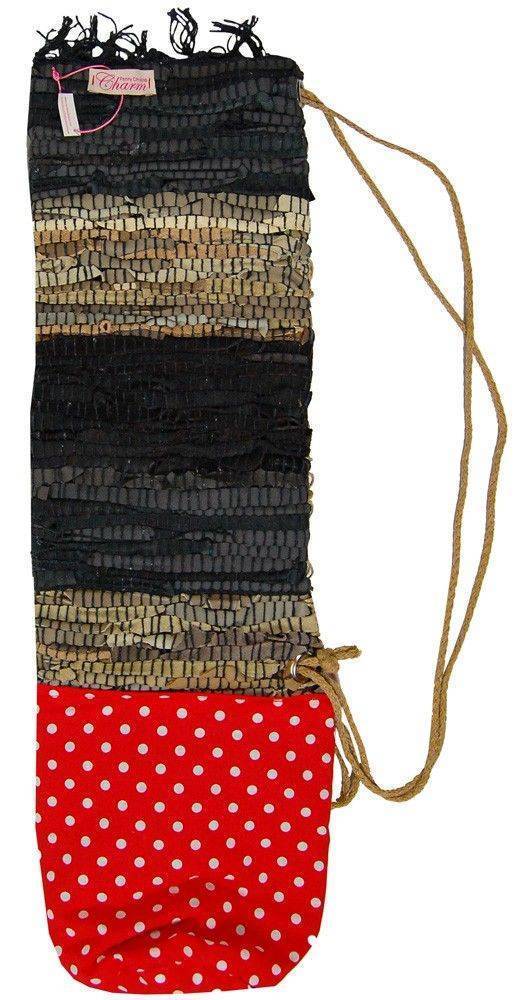 ΧΕΙΡΟΠΟΙΗΤΗ YOGA BAG PENNY CHRISTIDI ΠΟΥΑ ΚΟΚΚΙΝΟ