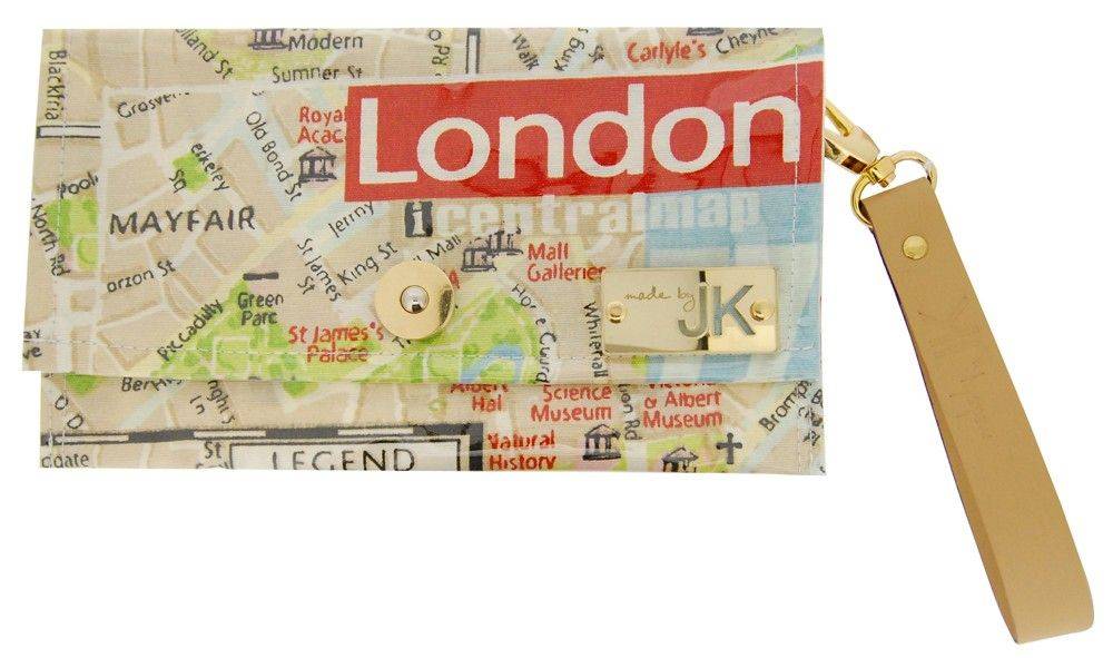 MADEBYJK ΧΕΙΡΟΠΟΙΗΤΗ ΤΣΑΝΤΑ ΦΑΚΕΛΟΣ MADE BY JK LONDON MAP
