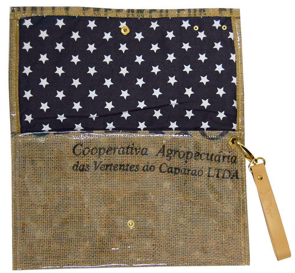 ΧΕΙΡΟΠΟΙΗΤΗ ΤΣΑΝΤΑ ΦΑΚΕΛΟΣ MADE BY JK COFFEE ΑΣΤΕΡΙΑ ΓΚΡΙ MADEBYJK