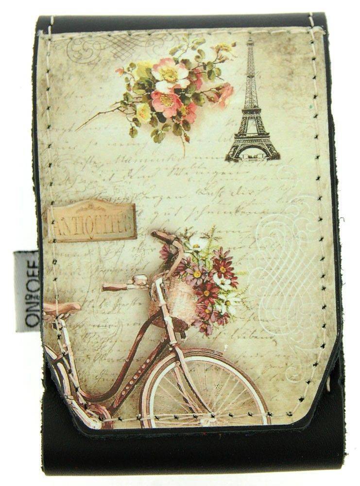 ΔΕΡΜΑΤΙΝΗ ΘΗΚΗ ΓΙΑ ΤΣΙΓΑΡΑ ΟN AND OFF PARIS ON AND OFF