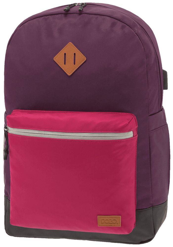 ΤΣΑΝΤΑ ΠΛΑΤΗΣ POLO REFLECTIVE ΜΩΒ/ΦΟΥΞΙΑ