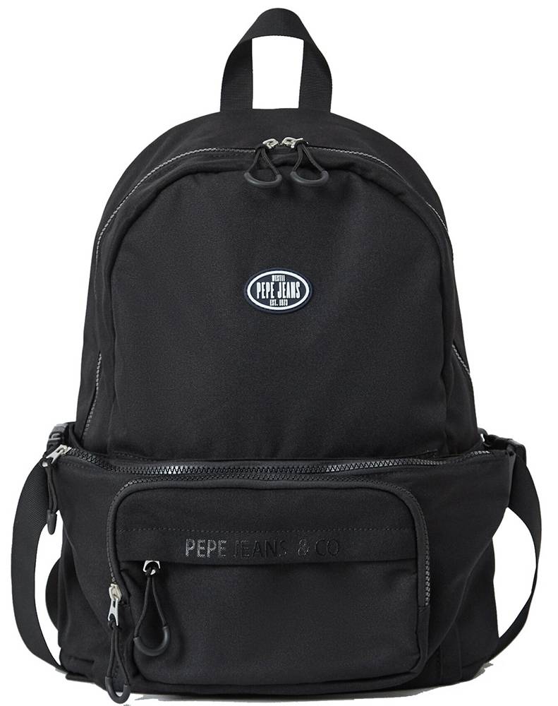 ΤΣΑΝΤΑ ΠΛΑΤΗΣ - ΜΕΣΗΣ PEPE JEANS OCTAVIO PM030615 ΜΑΥΡΟ PEPE JEANS