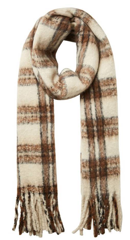 VERO MODA ΚΑΣΚΟΛ VERO MODA VMAVA 10252481 ΜΠΕΖ/ΜΑΥΡΟ/ΚΑΦΕ