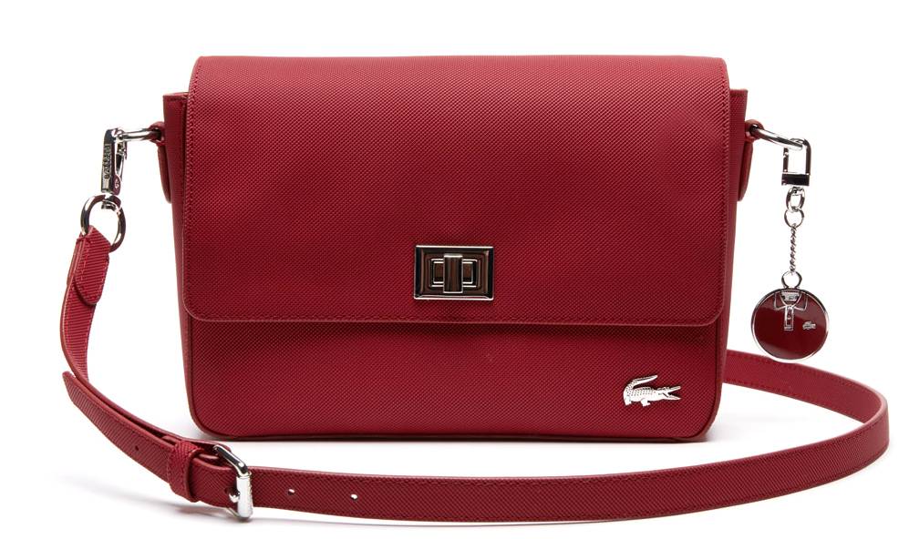 ΤΣΑΝΤΑ ΩΜΟΥ LACOSTE DAILY CLASSIC NF2770DC C88 ΜΠΟΡΝΤΩ LACOSTE