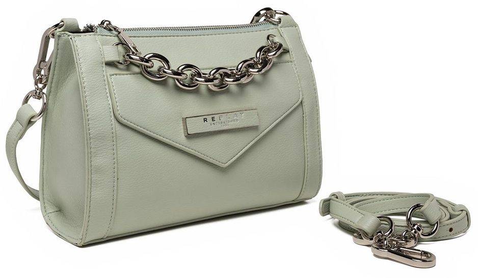 ΤΣΑΝΤΑ ΩΜΟΥ REPLAY ESTABLISHED 1981 FW3252.000.A0344 434 ΑΝΟΙΧΤΟ ΠΡΑΣΙΝΟ