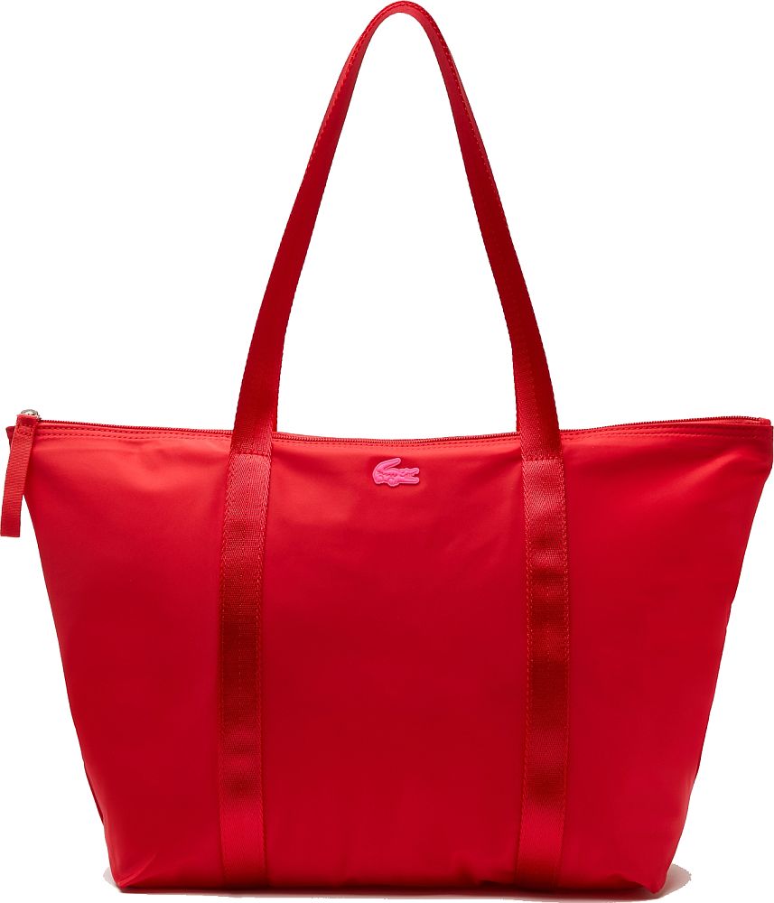LACOSTE ΤΣΑΝΤΑ ΩΜΟΥ LACOSTE JEANNE LARGE NF3618YA K05 ΚΟΚΚΙΝΟ