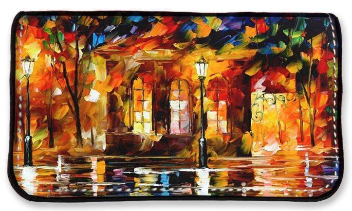 ON AND OFF ΔΕΡΜΑΤΙΝΗ ΚΑΣΤΟΡΙΝΗ ΘΗΚΗ ΚΑΠΝΟΥ ON AND OFF HAPPINESS - LEONID AFREMOV