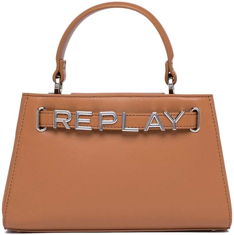 REPLAY ΤΣΑΝΤΑ ΧΕΙΡΟΣ REPLAY FW3379.000.A0362B 060 ΚΑΦΕ