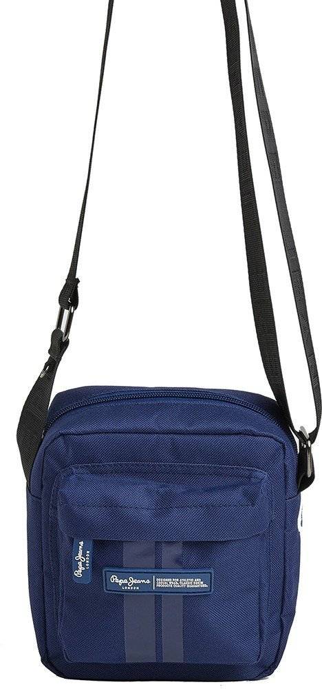 ΤΣΑΝΤΑ ΩΜΟΥ PEPE JEANS DAMON PM030756 ΣΚΟΥΡΟ ΜΠΛΕ