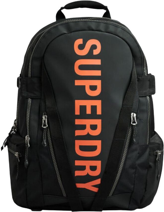 SUPERDRY ΤΣΑΝΤΑ ΠΛΑΤΗΣ SUPERDRY CODE MTN TARP Y9110157A ΜΑΥΡΟ/ΠΟΡΤΟΚΑΛΙ