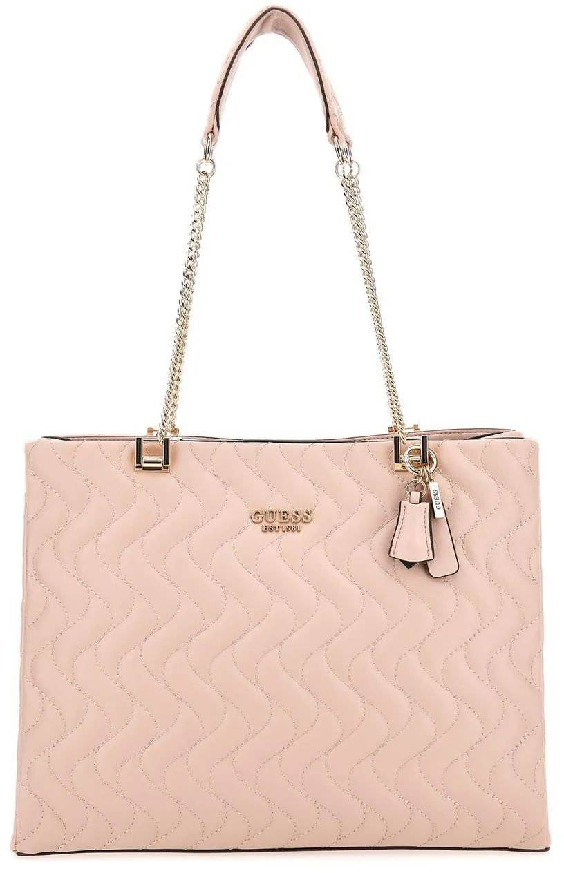 ΤΣΑΝΤΑ ΩΜΟΥ GUESS ECO MAI GIRLFRIEND TOTE HWEQG896923 ΑΝΟΙΧΤΟ ΡΟΖ GUESS